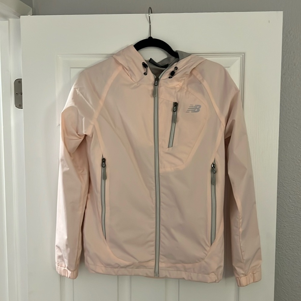 Brand New New Balance Pink Jacket with Hood Size S